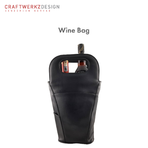 PU Leather Wine Bag